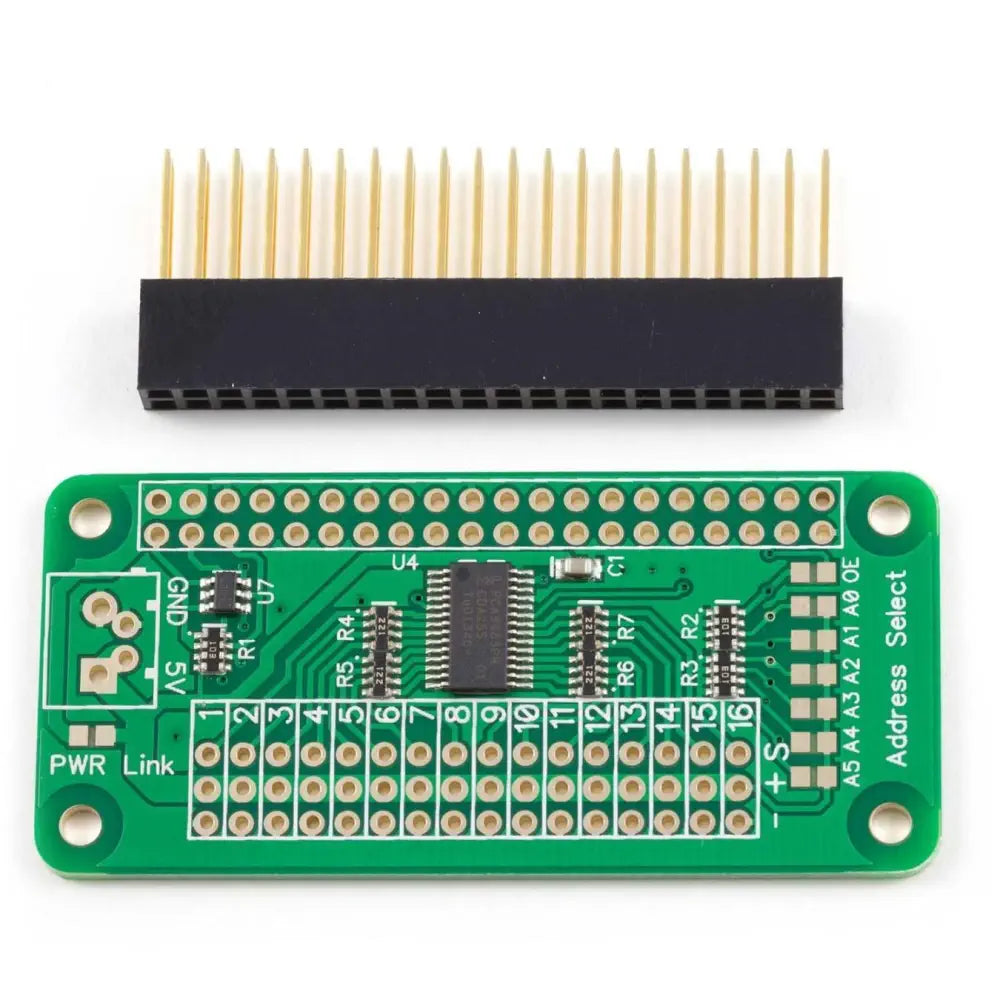 16チャンネル 12ビット PWM サーボ ドライバー Raspberry Pi Zero用