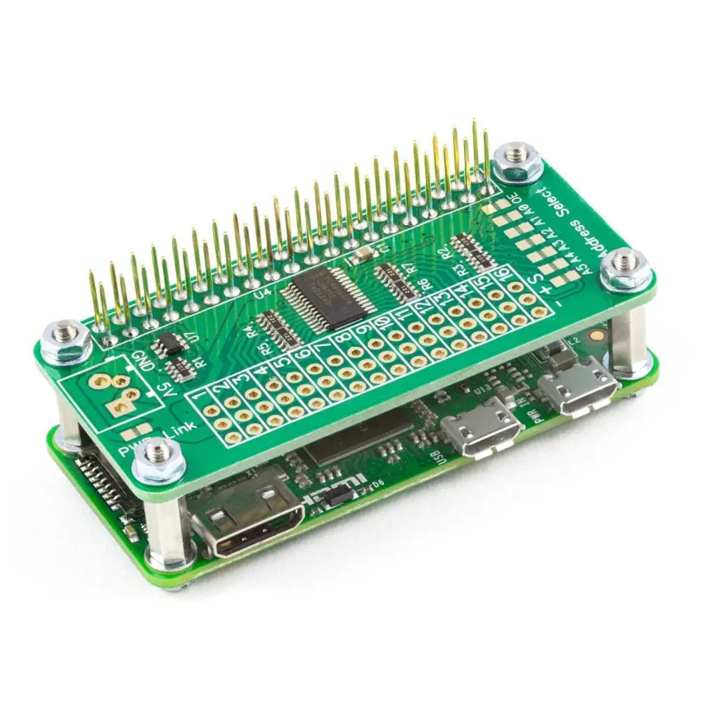 16チャンネル 12ビット PWM サーボ ドライバー Raspberry Pi Zero用