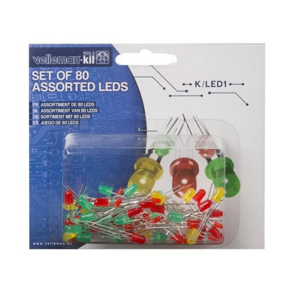 3mm/5mm LED多種キット（80個）