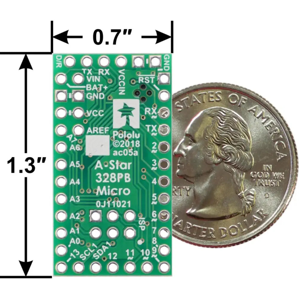 A-Star 328PB マイクロプログラマブルモジュール　5V、16MHz