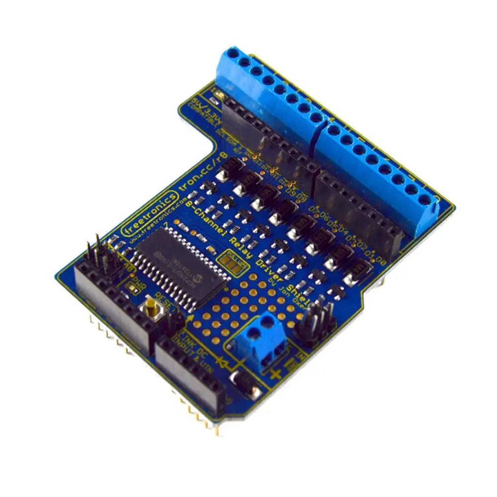 8チャネルリレードライバシールド