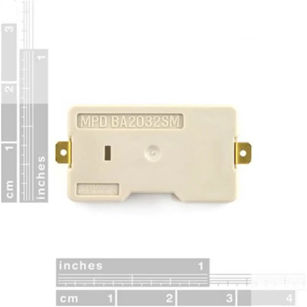 コイン電池ホルダー -  縫い付け可能 SMD