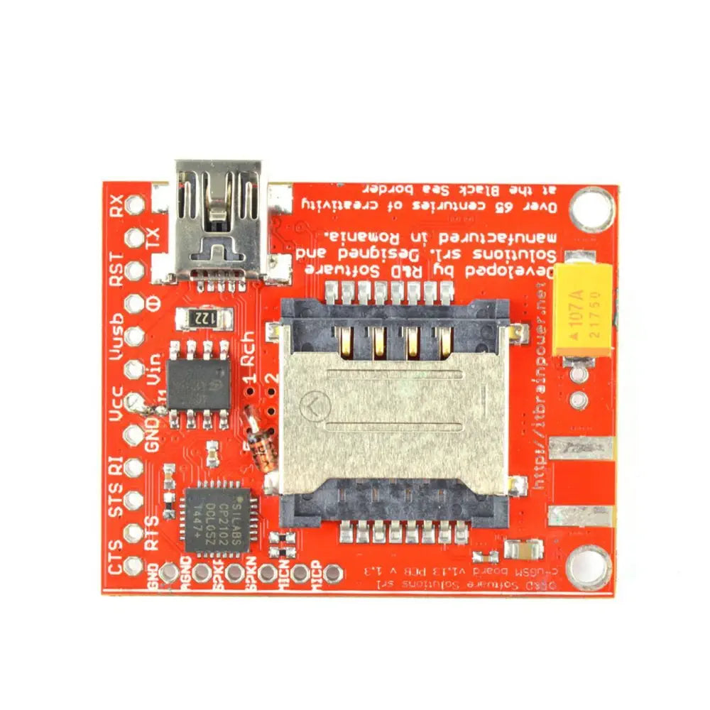 ArduinoとRaspberry Pi用　マイクロクワッドバンドGSMシールド