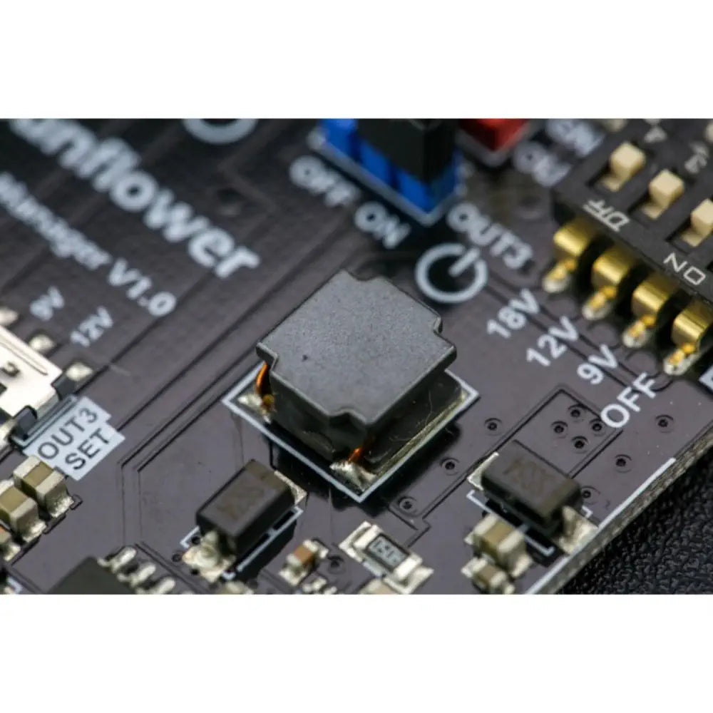DFRobot サンフラワー ソーラーパワーマネージャー 9V / 12V / 18V