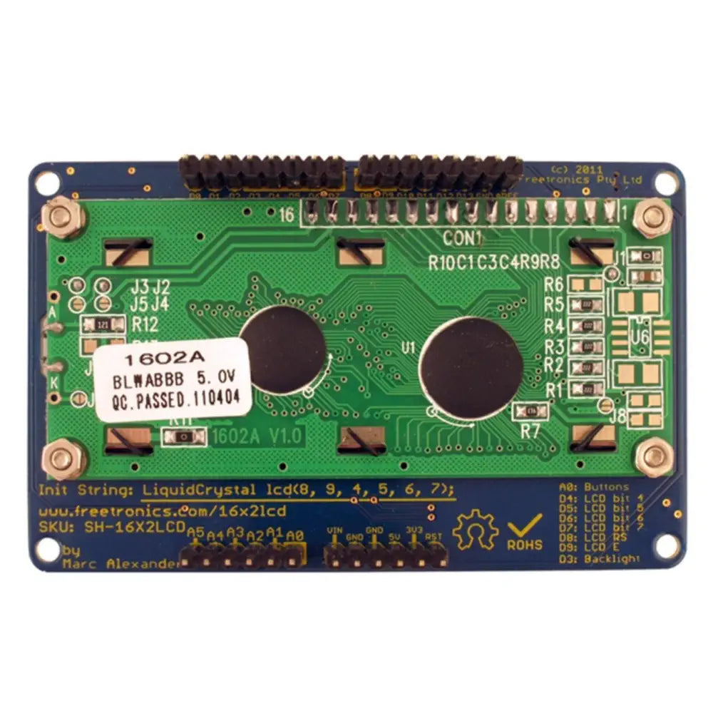 Freetronics LCDキーパッドシールド（Arduino互換）