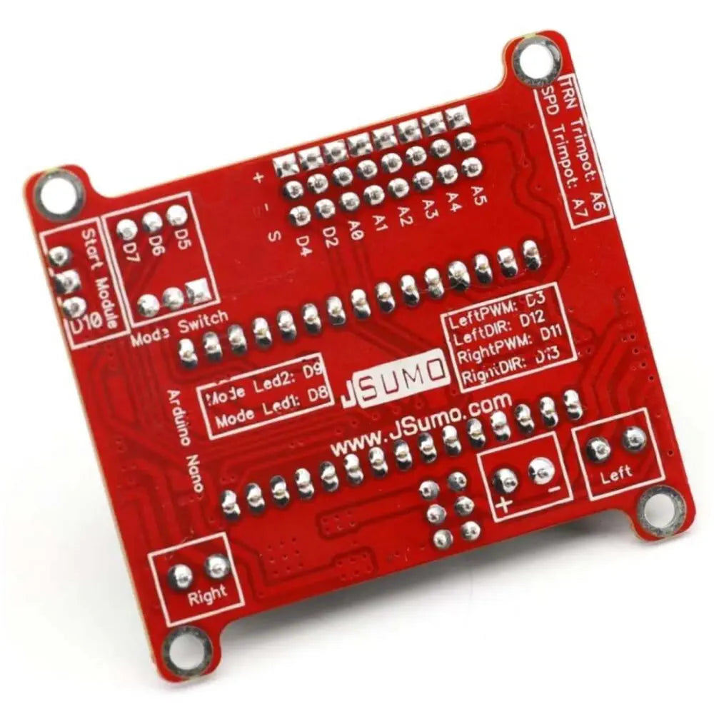 JSumo Wing Arduinoロボットコントローラ（Arduino Nano付き）