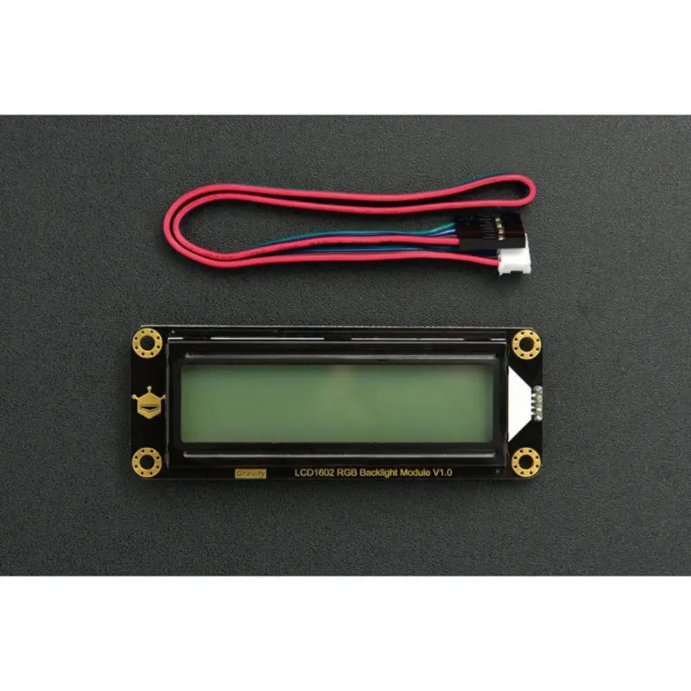 Gravity I2C 16 x 2 Arduino LCD（RGBバックライトディスプレイ付き）