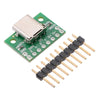 Pololu USB 2.0 Type-C コネクタブレークアウトボード