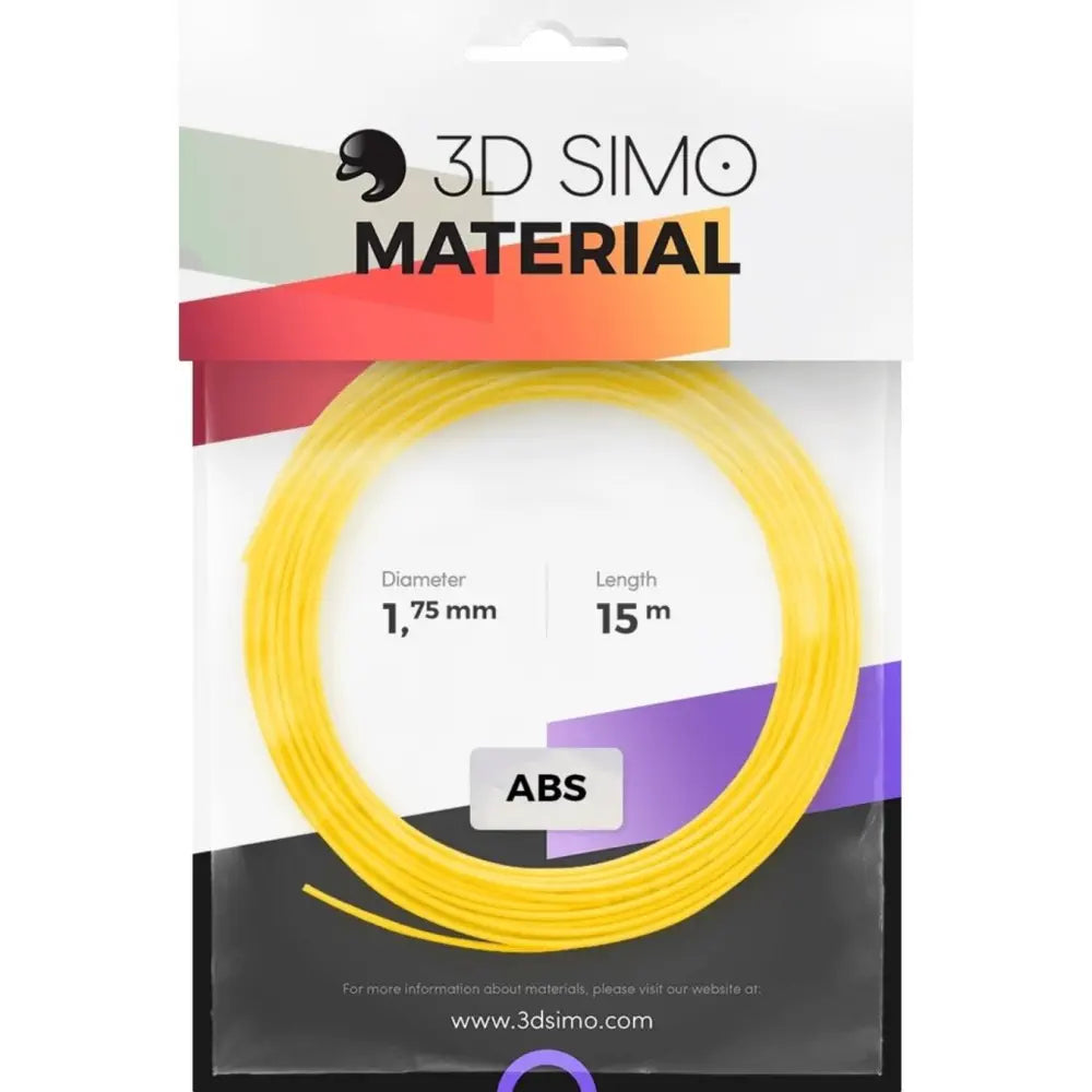 3DsimoプリントペンABS 1.75mmフィラメントパック（ブルー/グリーン/イエロー）