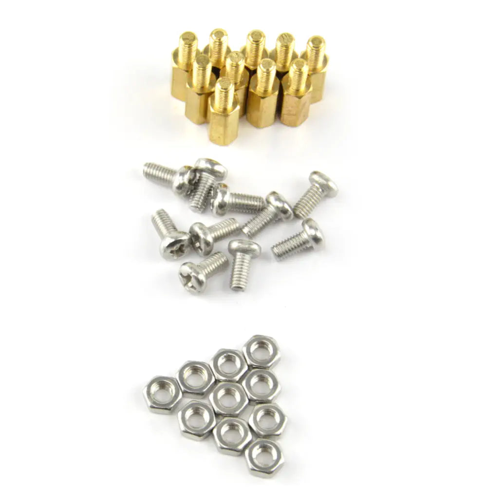 M3 x 10mm六角スタンドオフ取り付けキット（10パック）