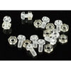 M3 × 6mm クリアナイロン製 ネジ および ナット（10）
