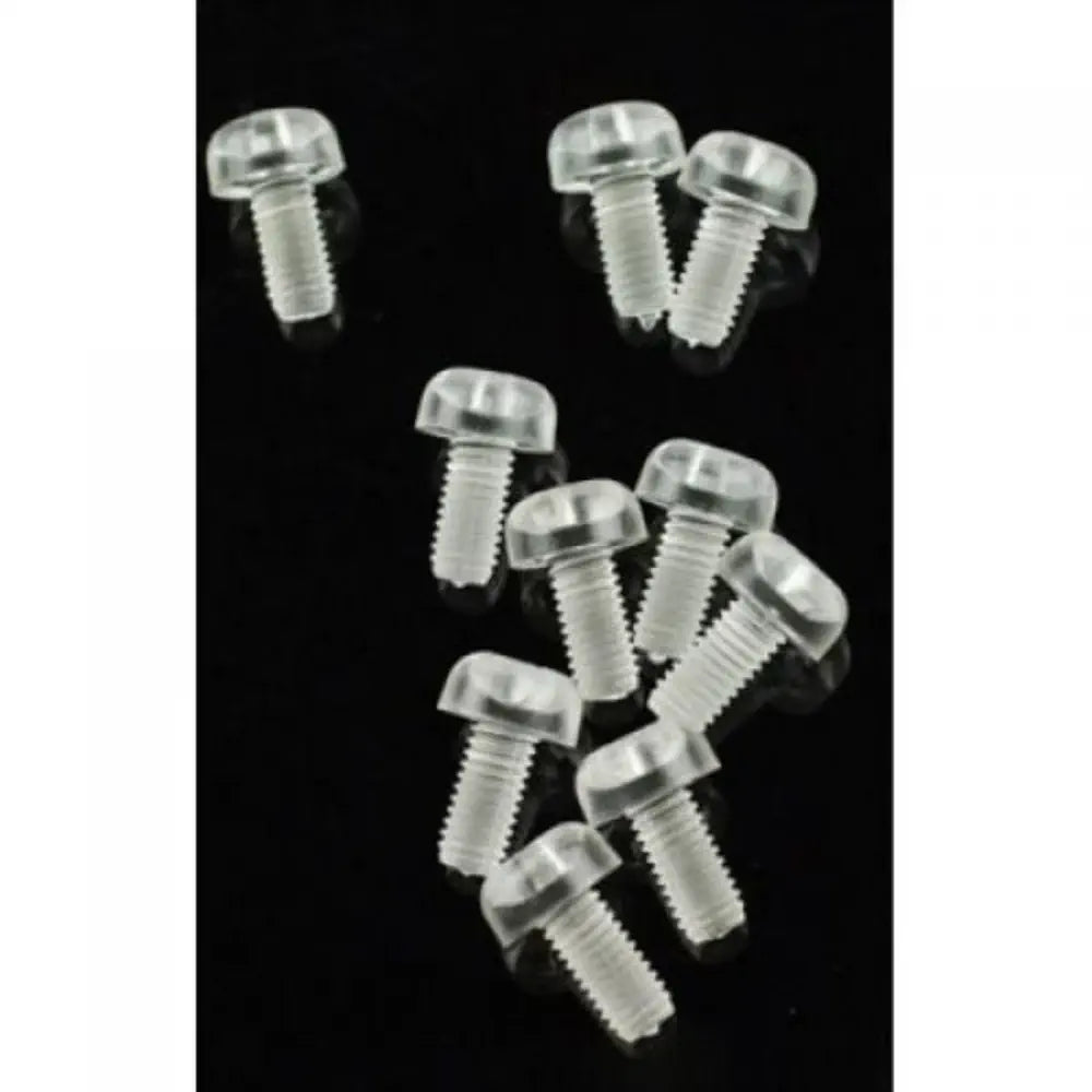 M3 × 6mm クリアナイロン製 ネジ および ナット（10）