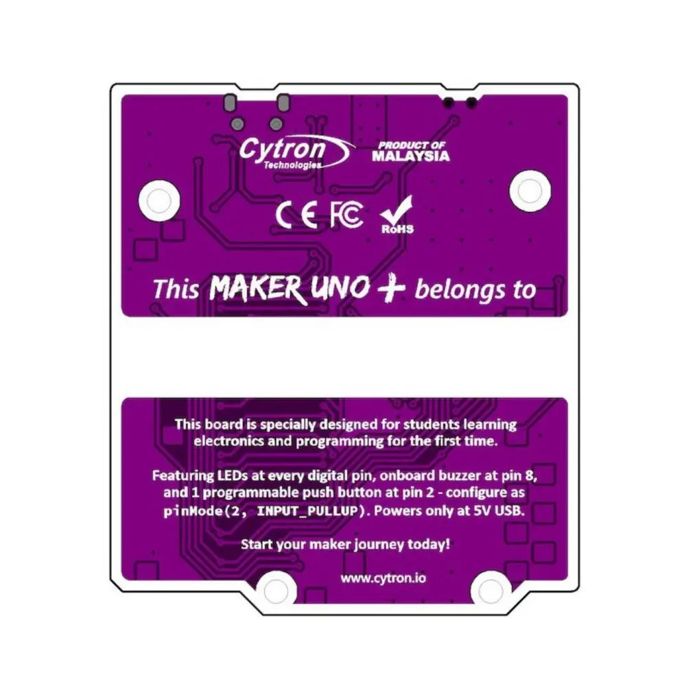 Cytron Maker UNO Plusマイクロコントローラ