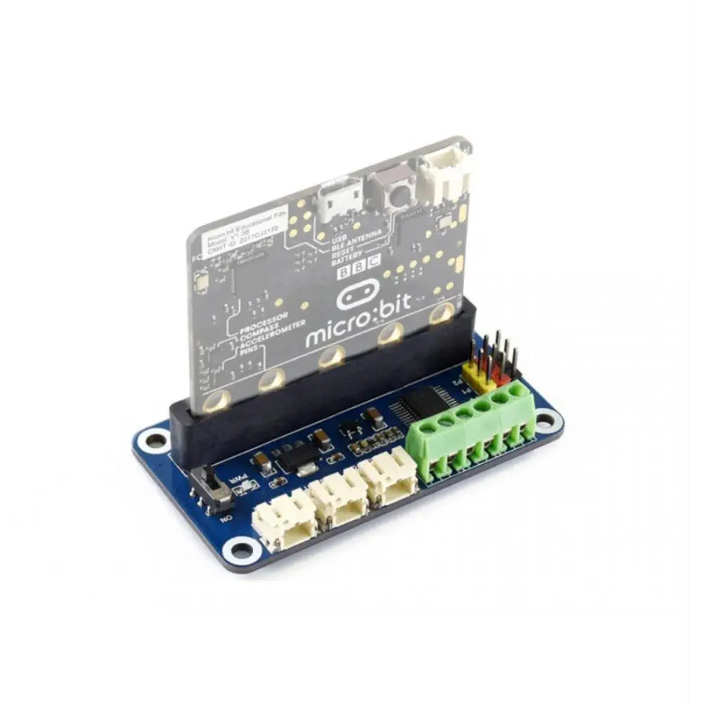 micro:bit用モータおよびサーボドライバブレイクアウト