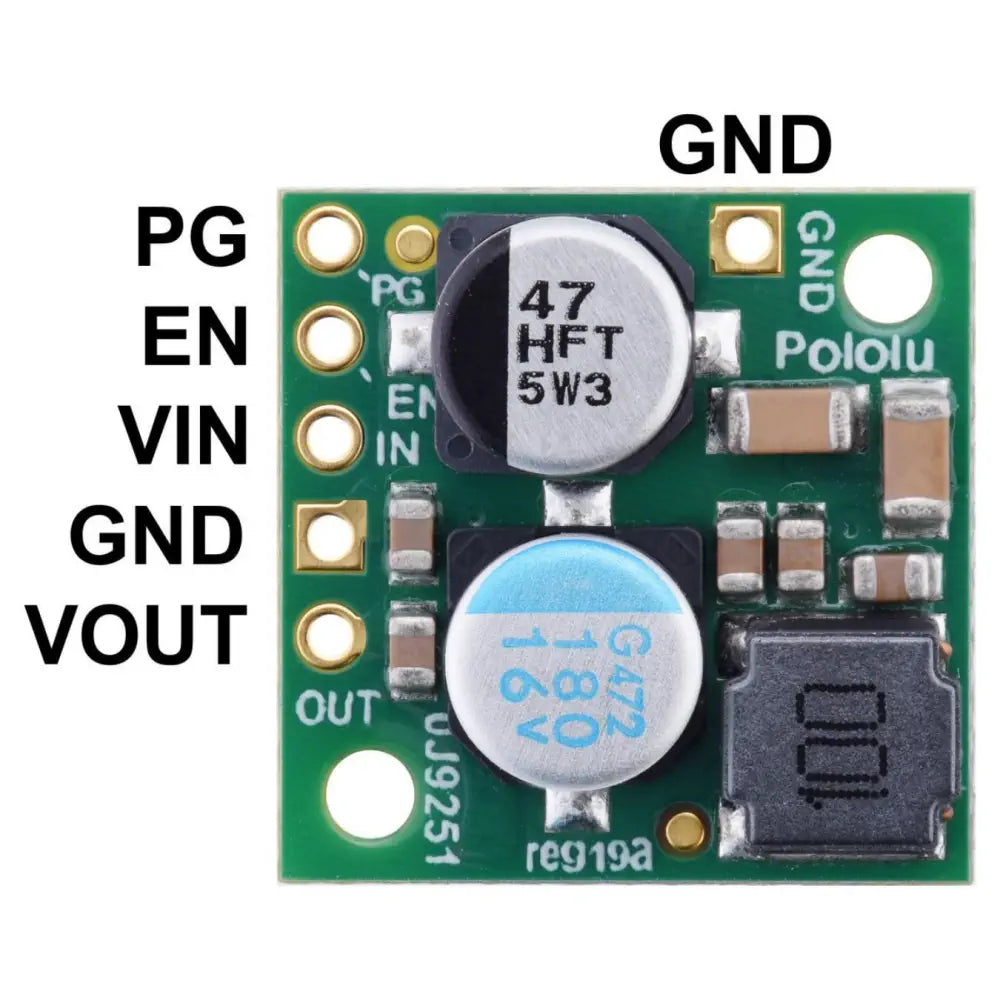 Pololu 3.3V、2.6Aステップダウン電圧レギュレータ D24V22F3