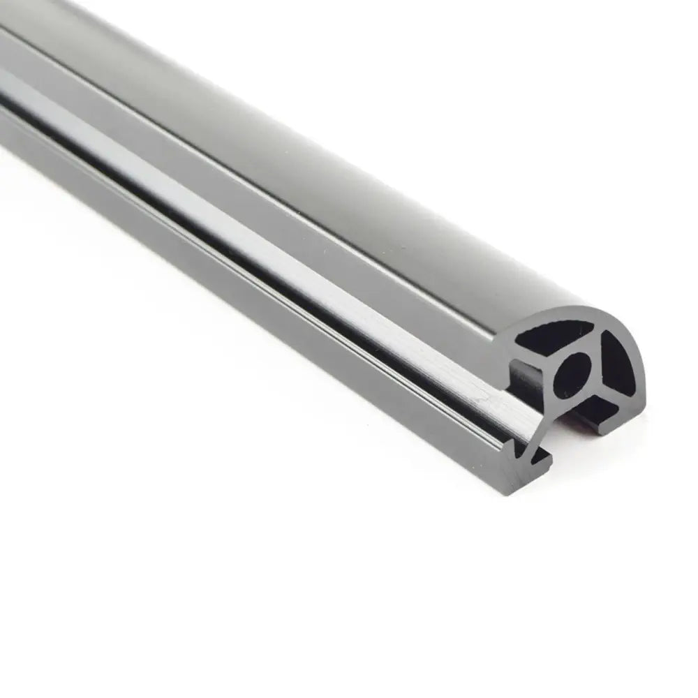 黒色アルミ押出20x20mm径、300mm（4個入り）