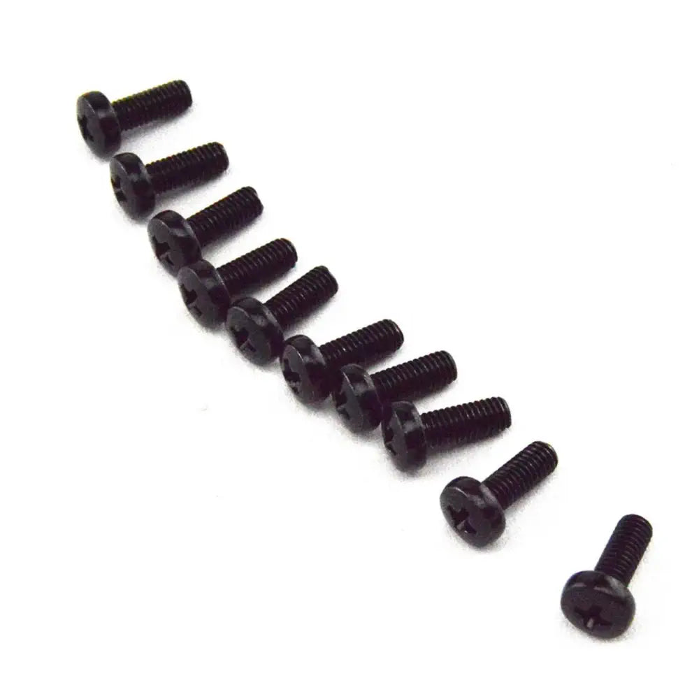 Lynxmotion スチール製 十字穴付き（プラス）なべ小ねじ -  M3 x 8mm（10個）