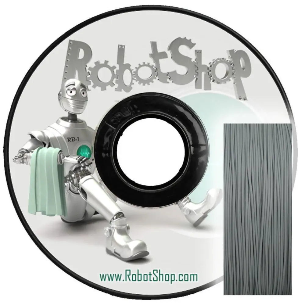 3Dプリンタ フィラメント PLA 灰色(シルバー) スプール 1.75mm 1.0kg