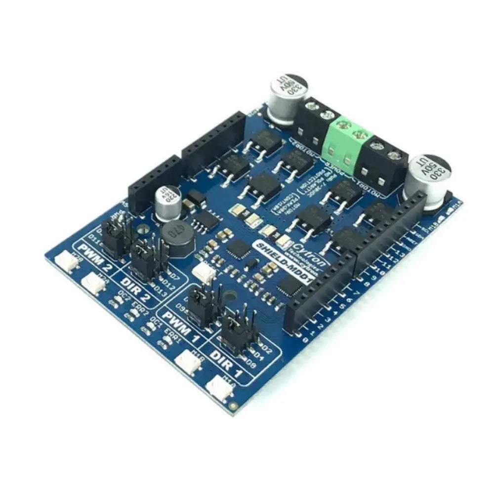 Cytron 10A 7-30V デュアルチャンネル DCモータ ドライバシールド