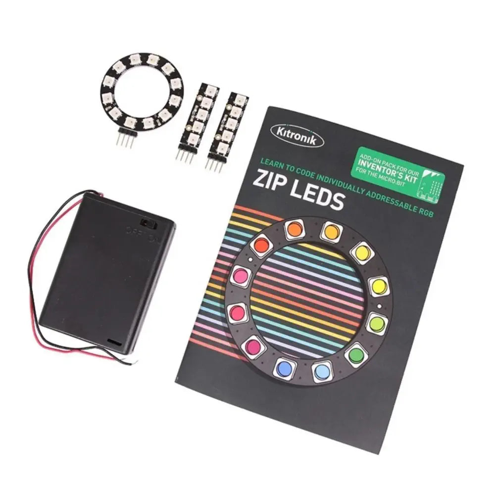 Kitronik micro：bitインベンターズキット用ZIP LEDアドオンパック