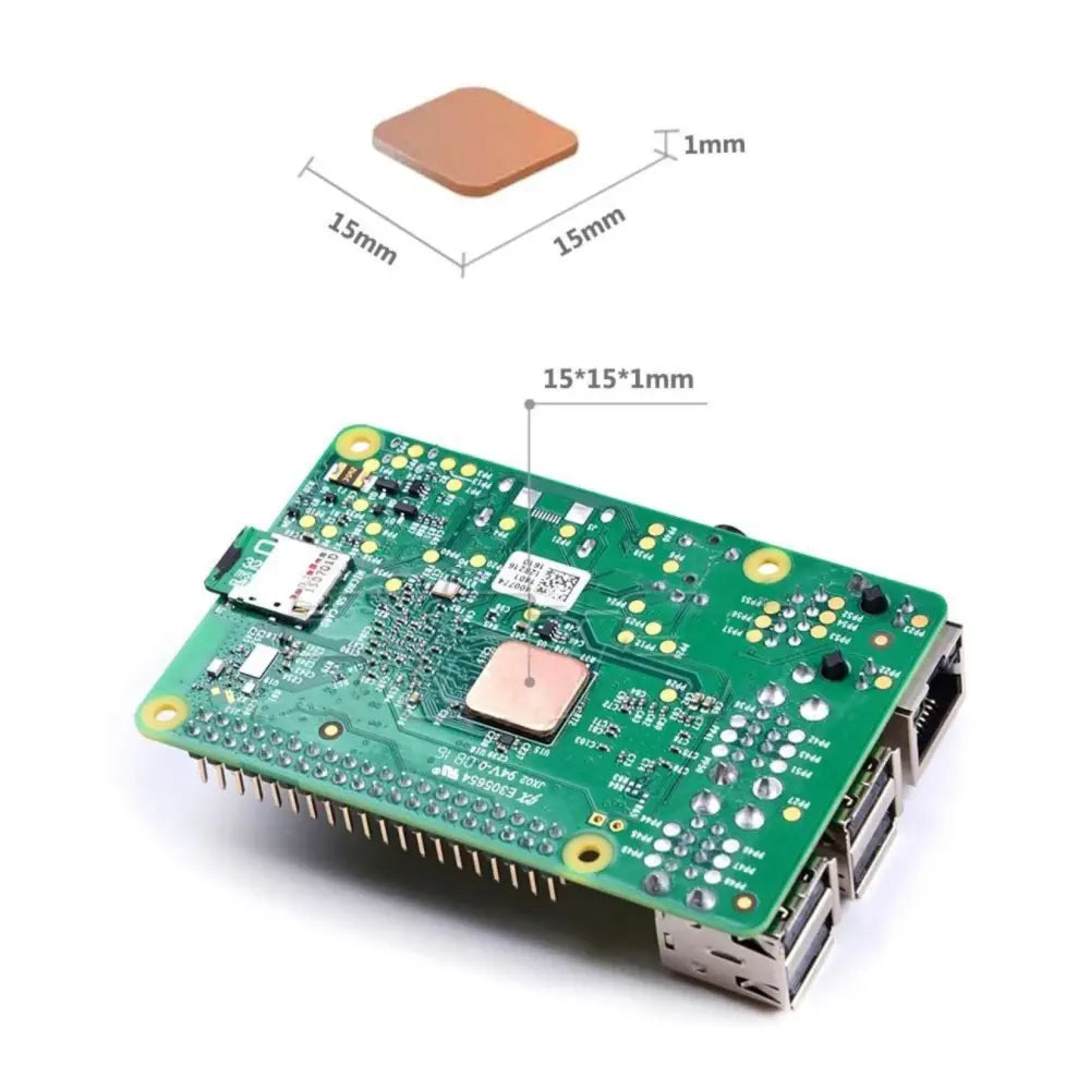 52Pi冷却ファン（Raspberry Pi 3B+/3B/2B/B+用ヒートシンクキット付き）