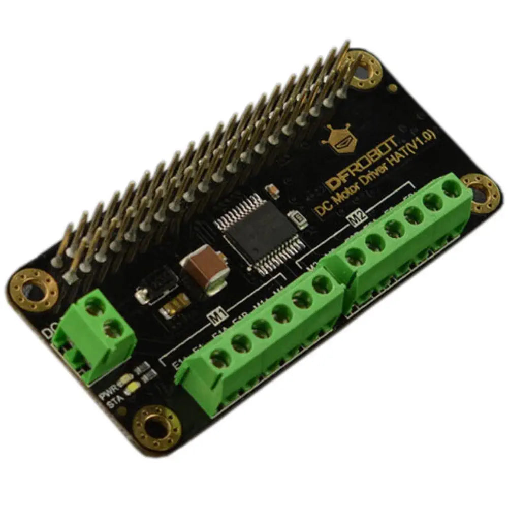 Raspberry Pi用 7～12V 1.2A DCモータドライバHAT