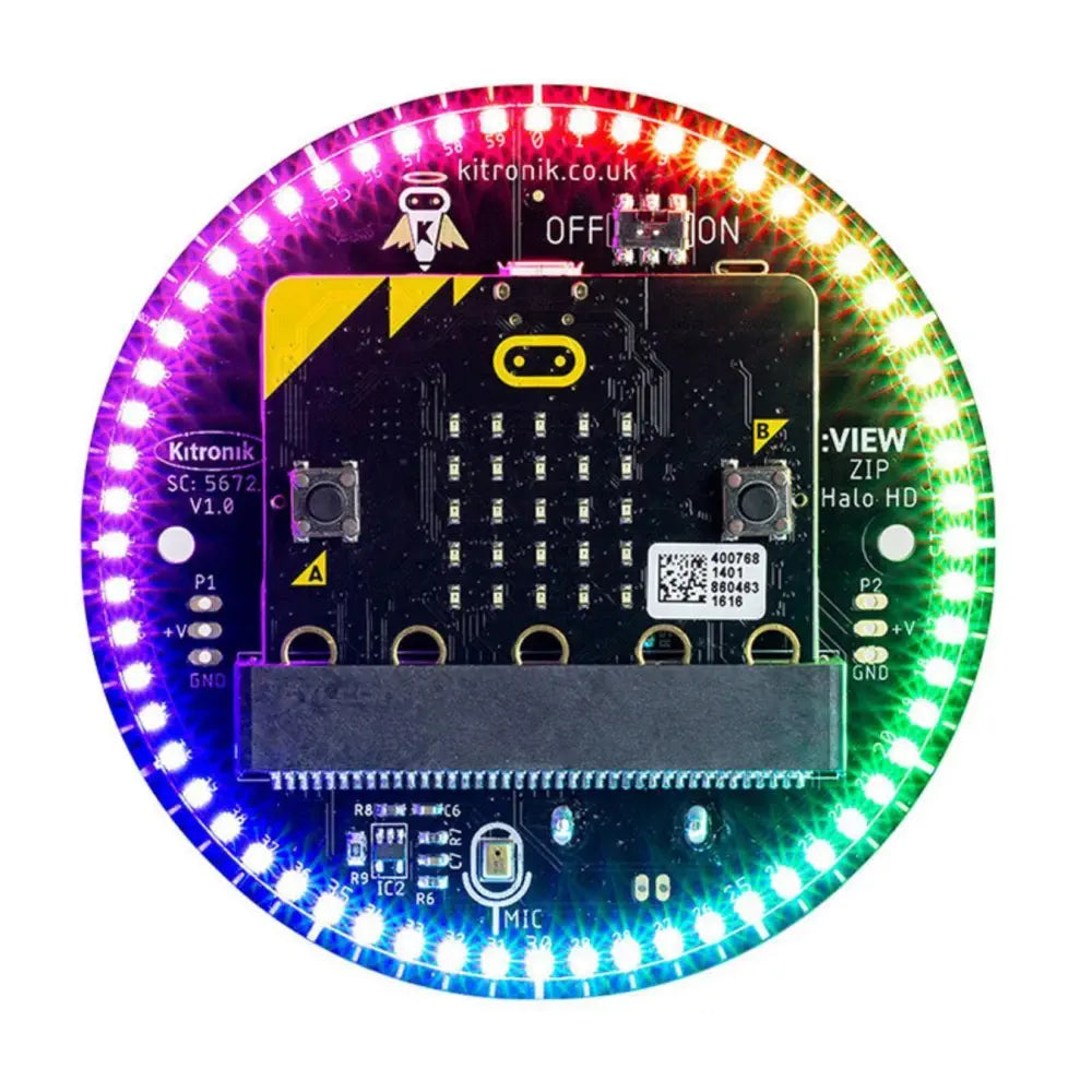 Kitronik ZIP Halo HD micro:bit用 円型フルカラーLED