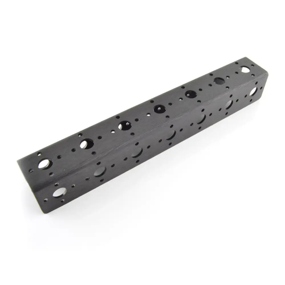 Lynxmotion ブラックアルミチャンネル - 7インチ ASB-507