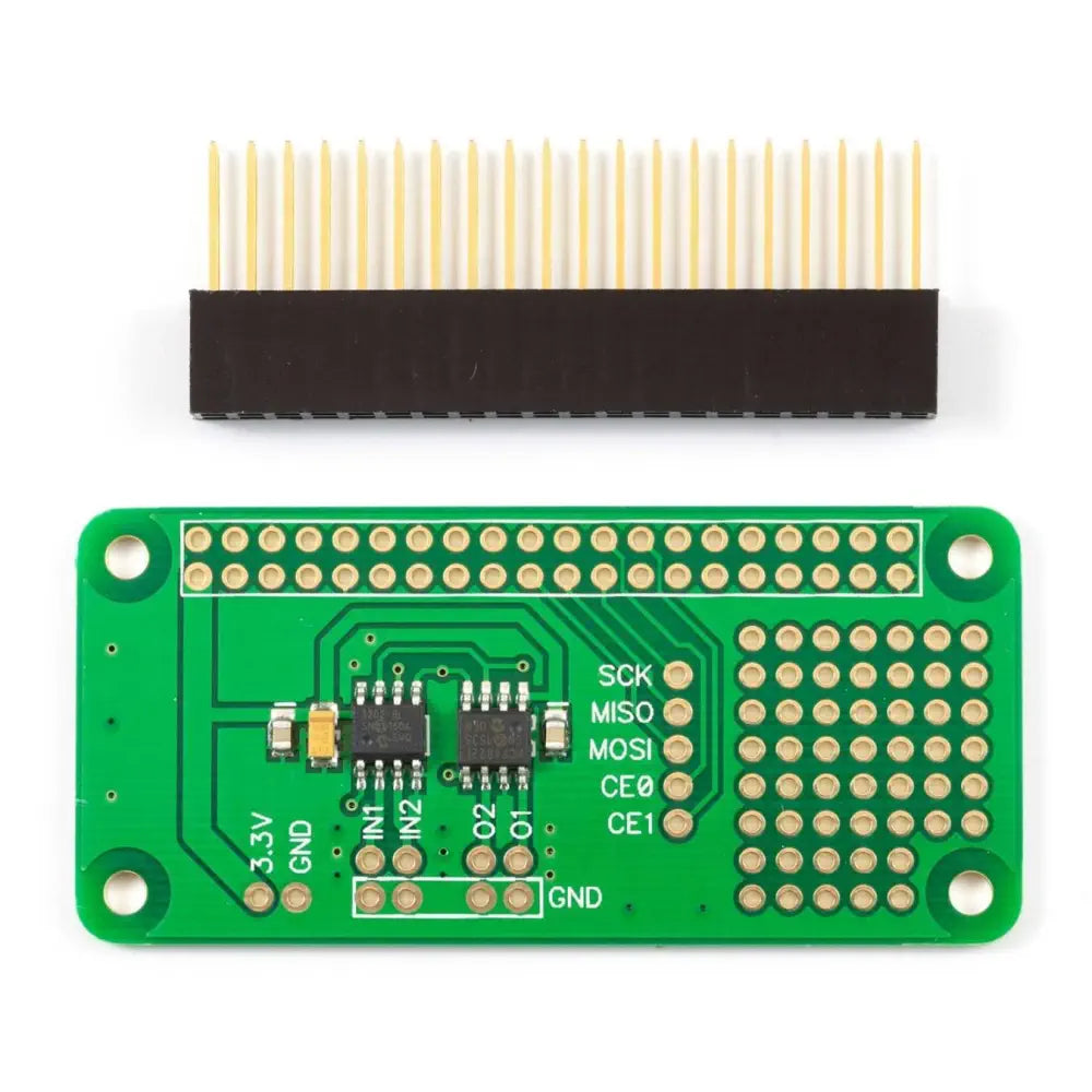 2 チャンネル 12ビット アナログ-デジタル変換器/DAC  Raspberry Pi Zero用