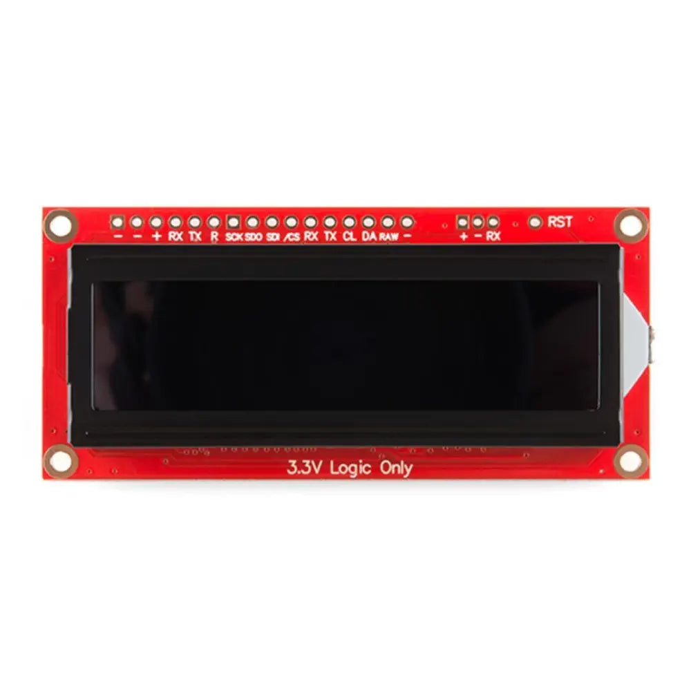 SparkFun 16x2文字LCDディスプレイブラック、RGB 3.3V