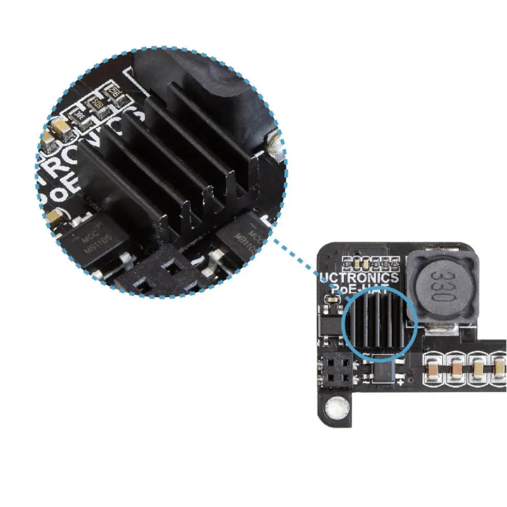 Raspberry Pi 4B / 3B+用 Arducam Mini PoE HAT