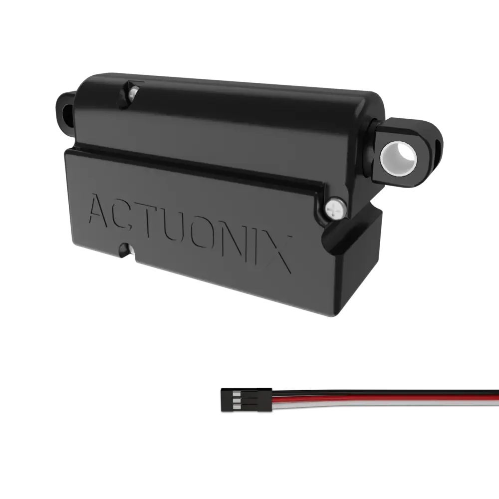 Actuonix PQ12-R リニアアクチュエータ 20mm、100：1、6V、RCコントロール