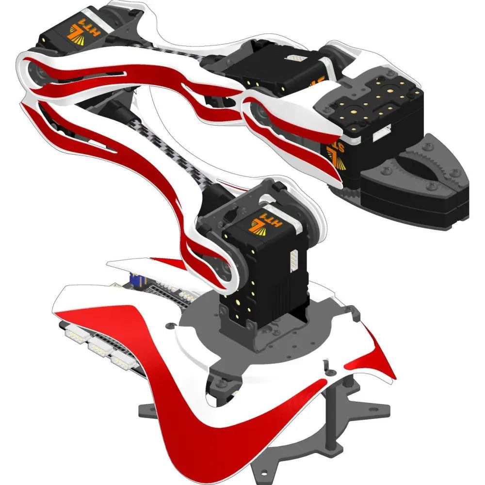 Lynxmotion SES-V2 ロボットアーム (4 DoF) ステッカーセット (7色)
