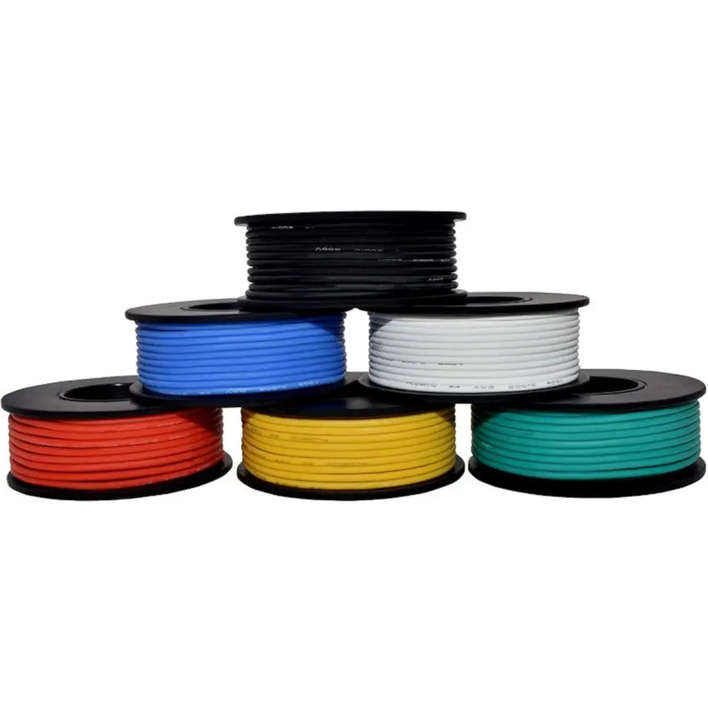 Plusivo 24AWG 配線用 線材キット - 6色 (各9m)