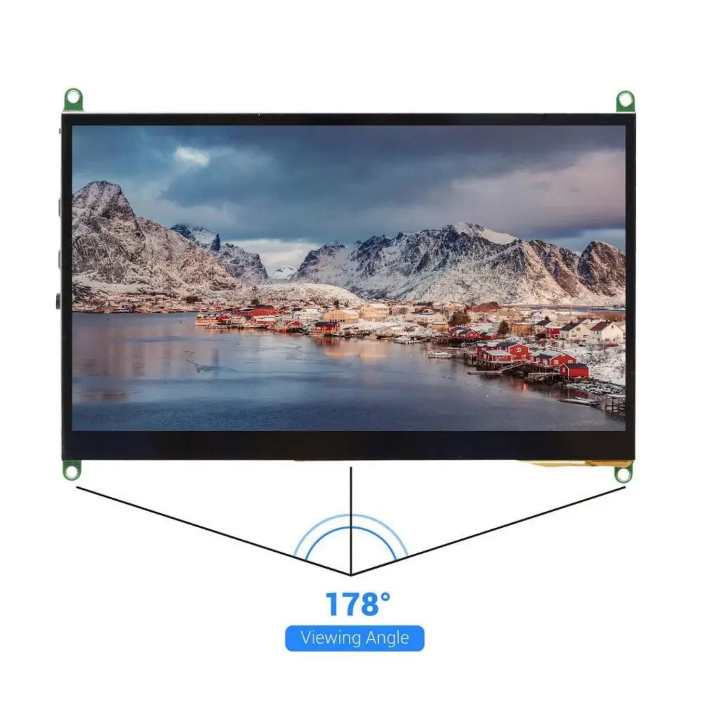 UCTRONICS Raspberry Pi用 7インチ 容量式タッチスクリーン付き IPS LCD （スタンド付き）
