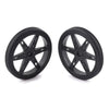 Pololu ホイール ペア マイクロサーボスプライン用（21T、4.8 mm）60 x 8 mm（黒）
