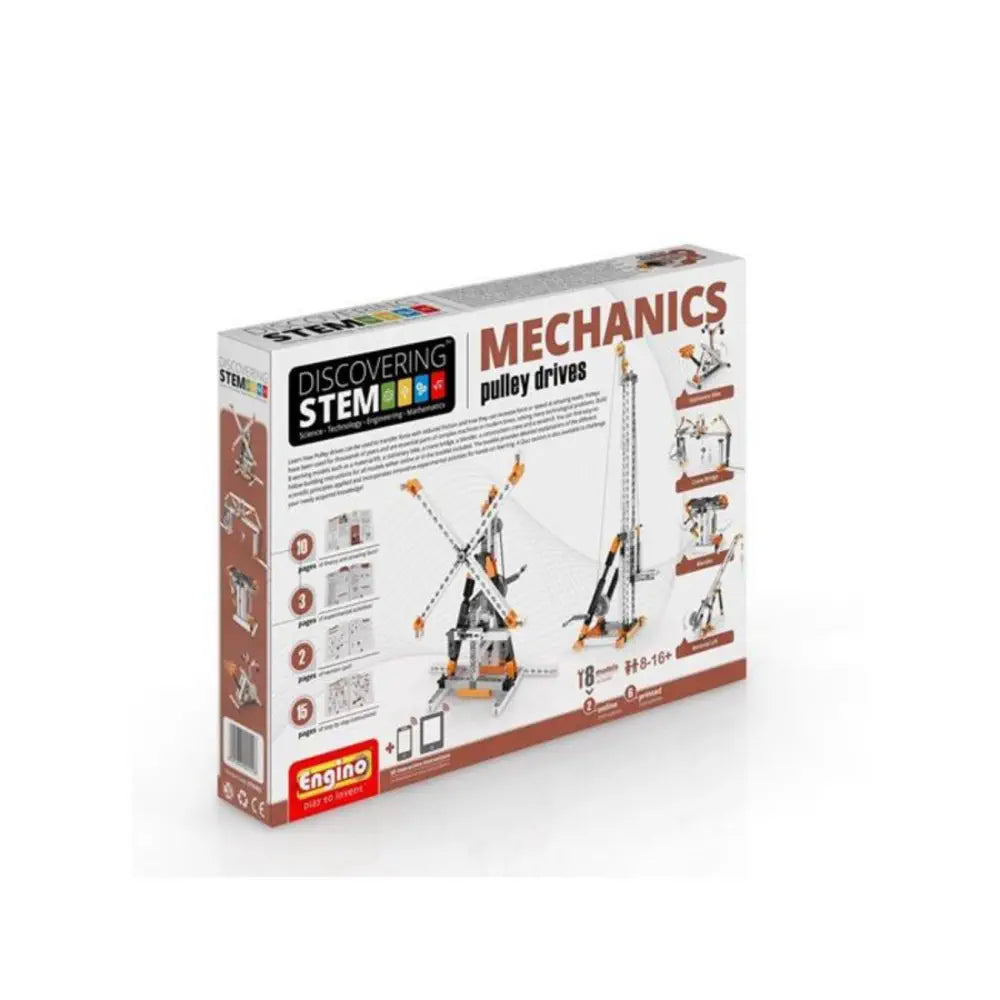 Engino Discovering STEM Mechanics：プーリ駆動キット