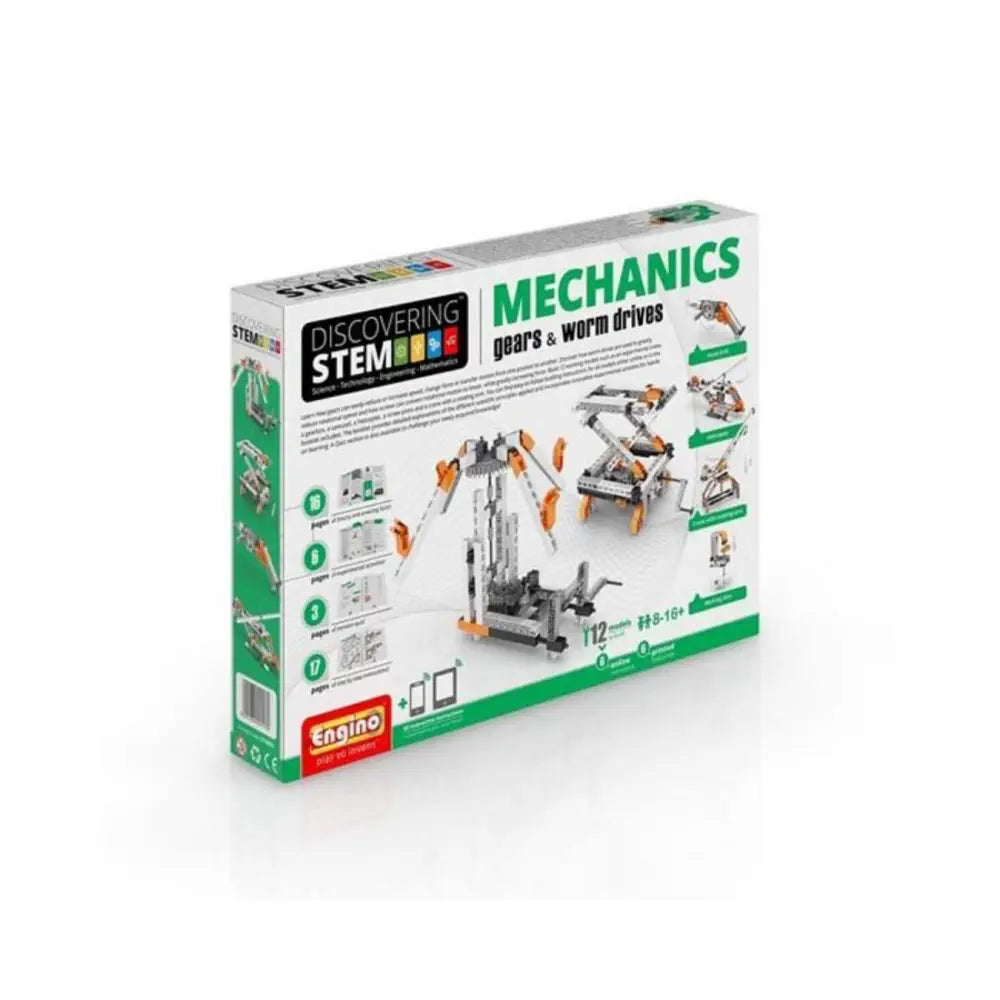 Engino Discovering STEM Mechanics：ウォームギア機構