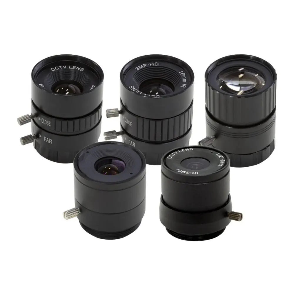 HQカメラ用 ArduCam CSレンズキット 14～65度（5pcs）