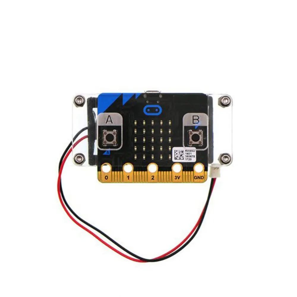 ElecFreaks micro:bit用 バッテリホルダ搭載 アクリルケース コンピュータボックス