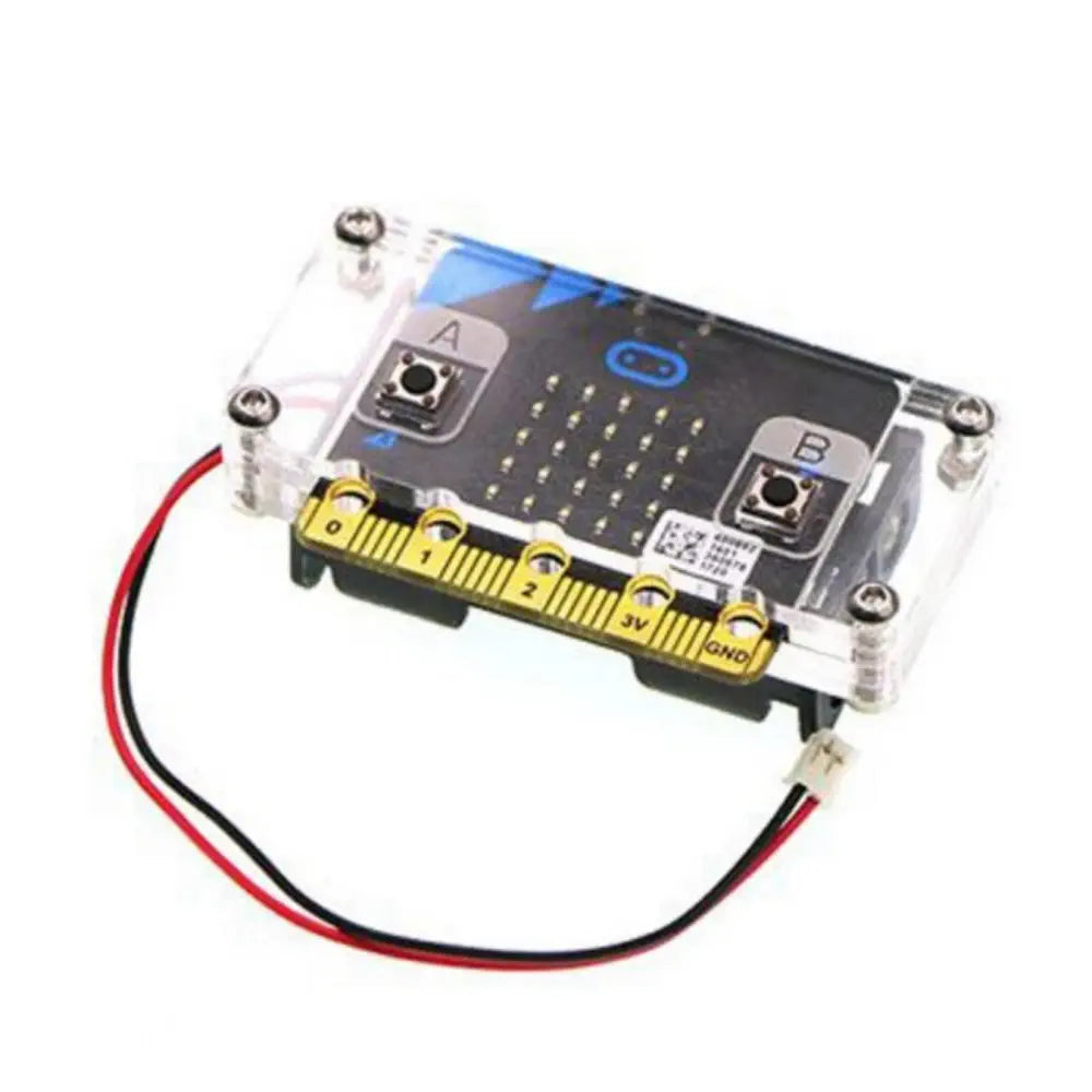 ElecFreaks micro:bit用 バッテリホルダ搭載 アクリルケース コンピュータボックス