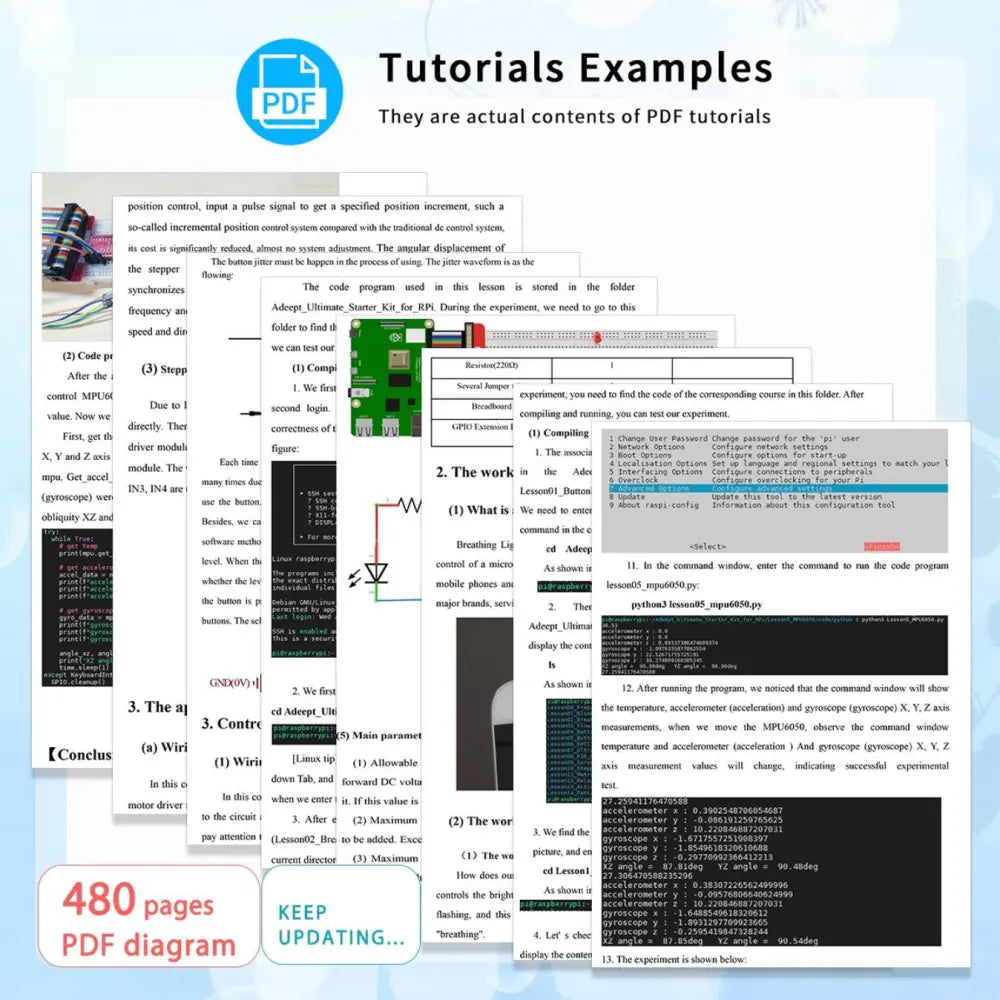 Adeept アップグレード・アルティメイト・スタータキット Raspberry Pi 4/3B+用