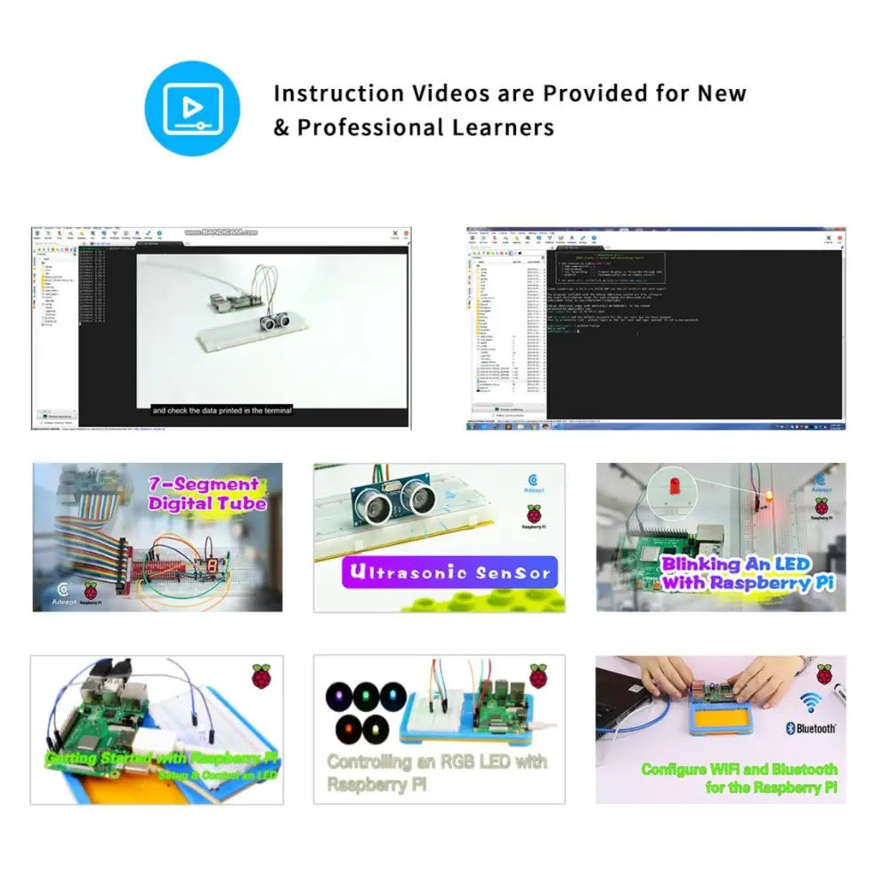Adeept アップグレード・アルティメイト・スタータキット Raspberry Pi 4/3B+用