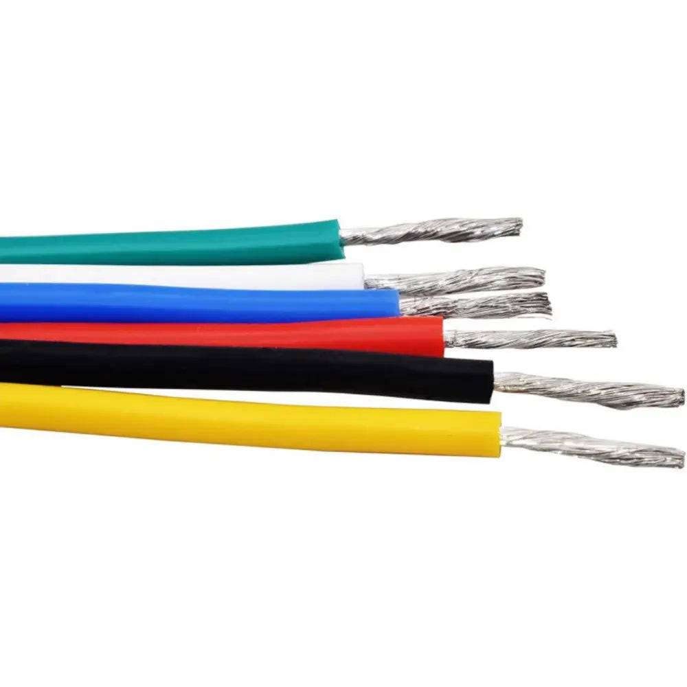 Plusivo 18AWG フックアップワイヤキット - 全6色  (各4.87m)