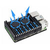 Sunfounder デュアルファン搭載アルミニウムケース Raspberry Pi 4B用