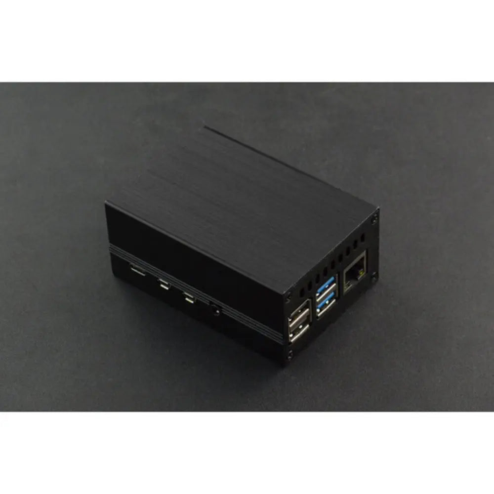 Raspberry Pi4用 ヒートシンク＆ファン搭載 メタルケース