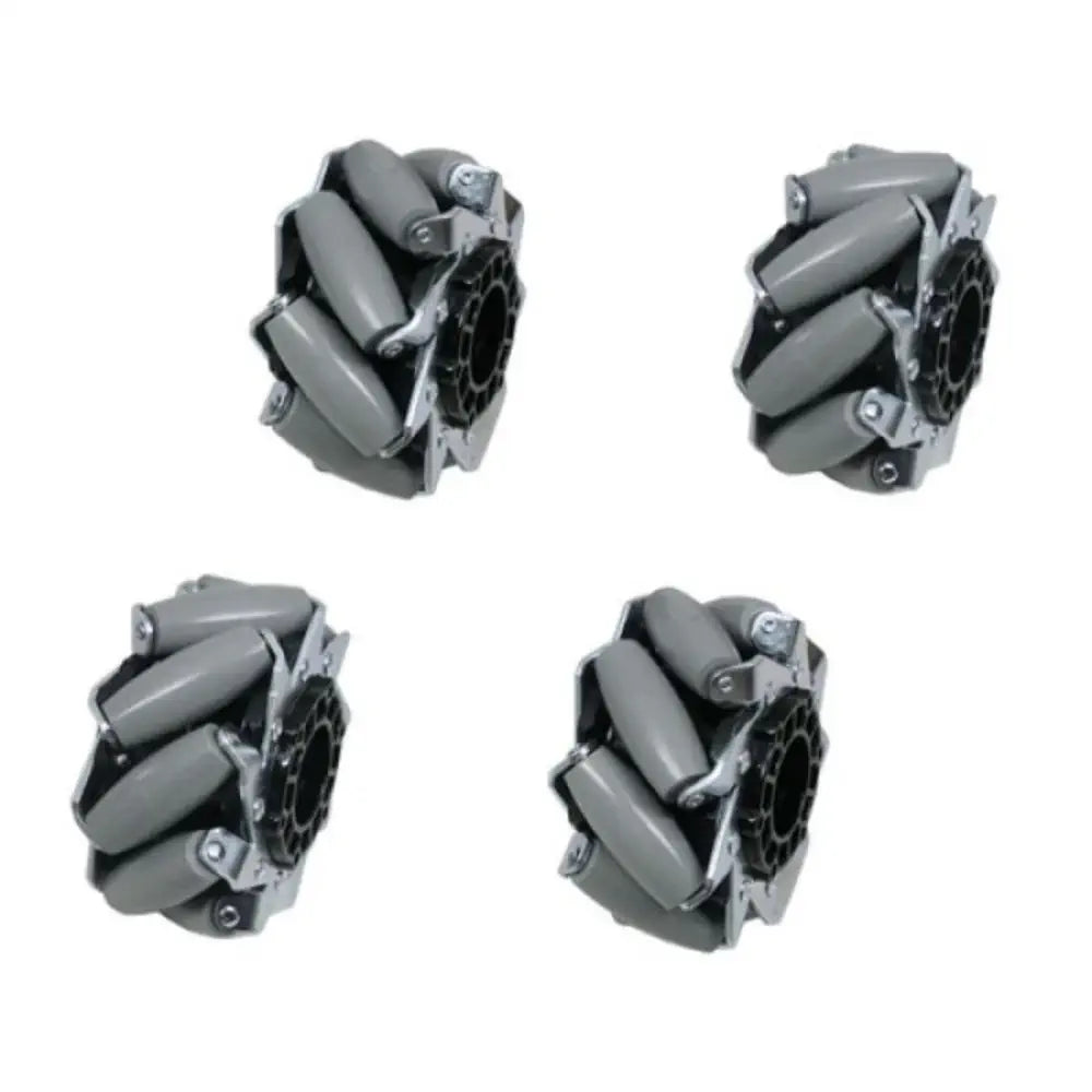 4インチMecanum HDホイールセット（左2、右2）