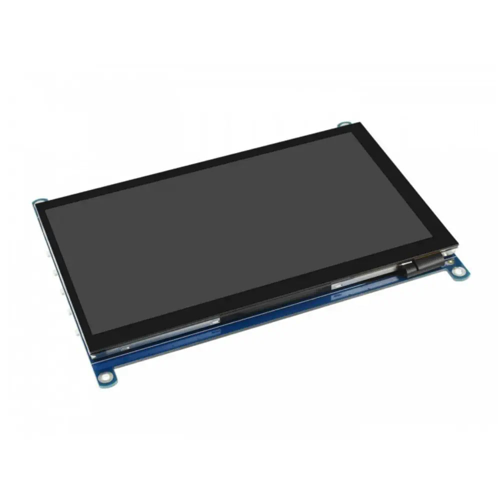 7インチ QLED量子ドット 静電容量式 タッチディスプレイ 1024 x 600 強化ガラスパネル付き