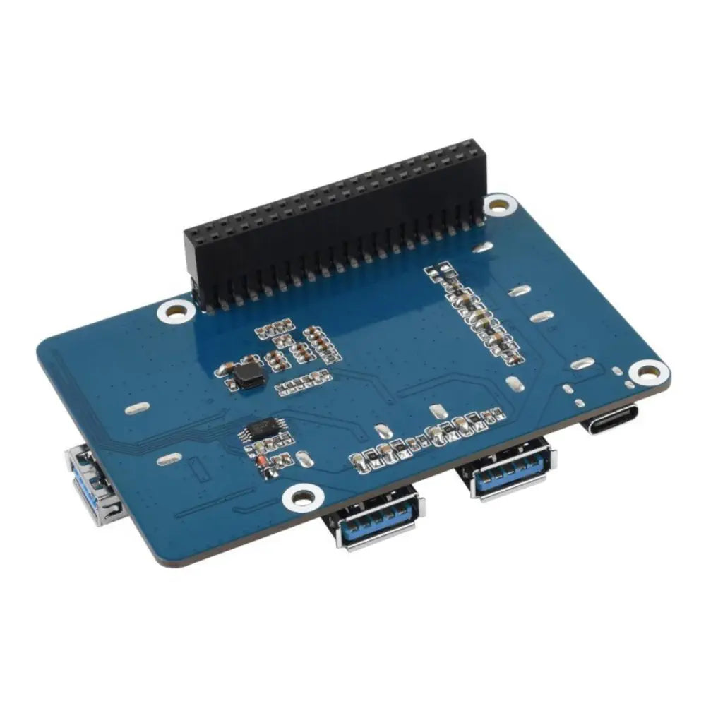 Waveshare Raspberry Pi用 4 x USB 3.2 Gen1ポート搭載 USB 3.2 Gen1 HUB HAT