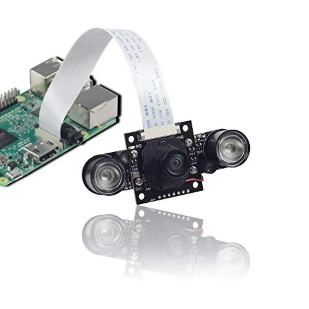 Arducam Raspberry Pi用 5MP OV5647カメラモジュール（ナイトビジョン用赤外LED付き）